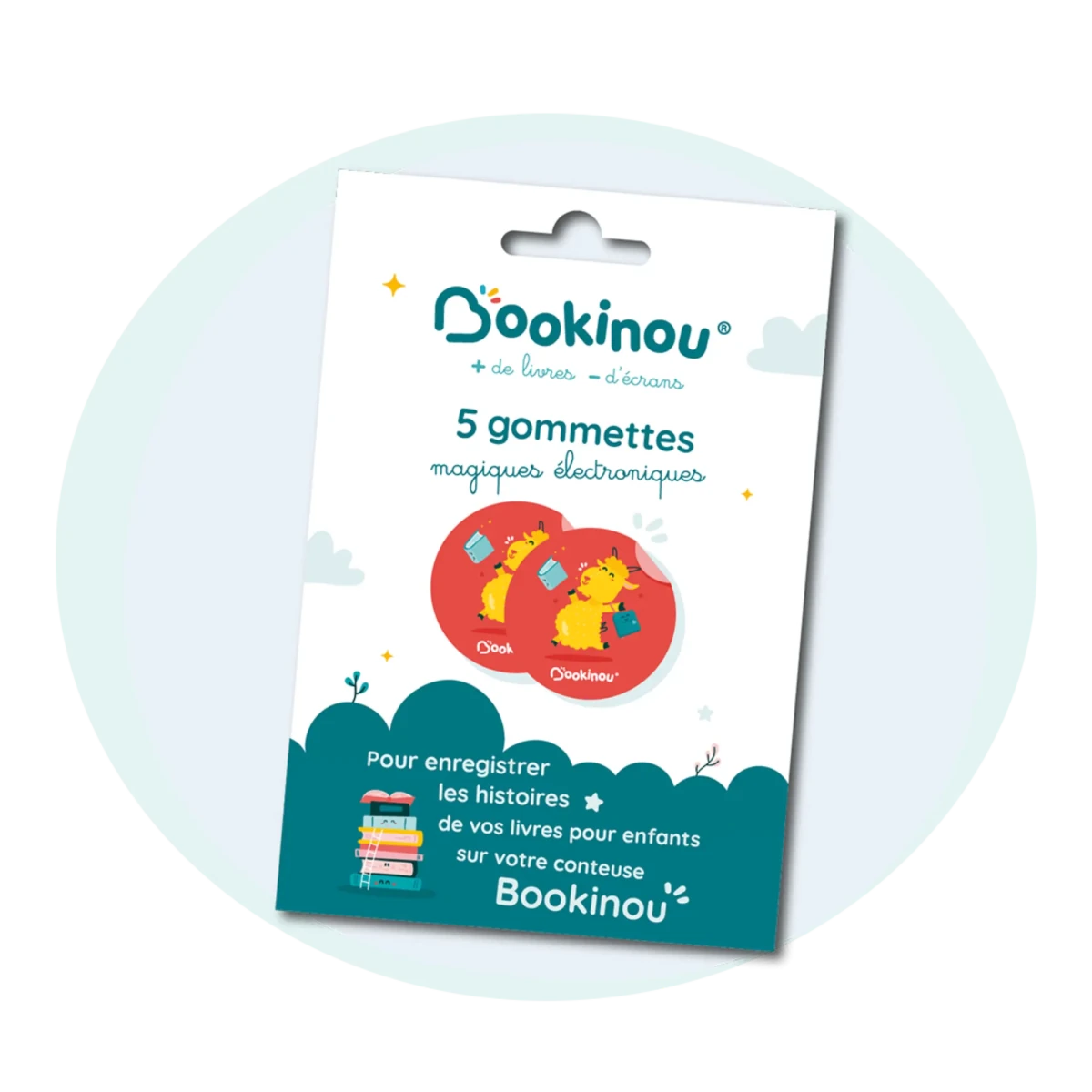 5 gommettes magiques - Bookinou (Pimely)