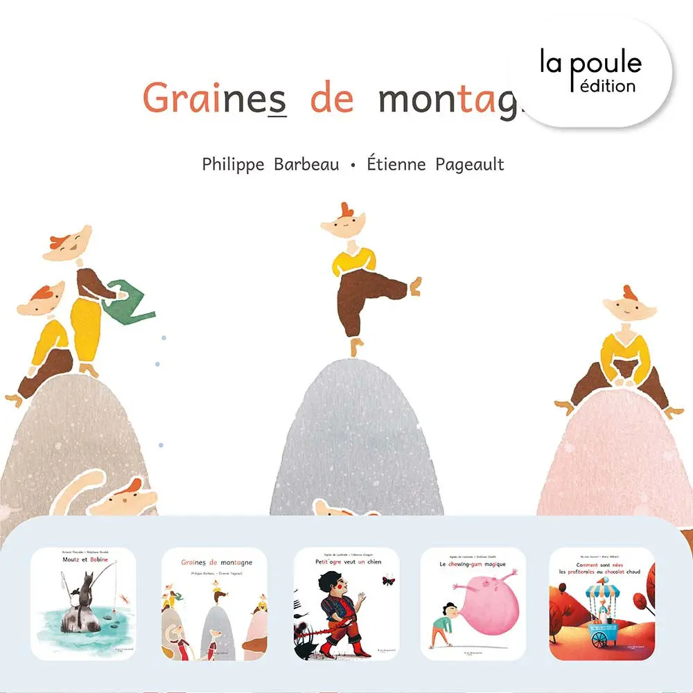 Albums syllabés - 5 histoires de La poule qui pond