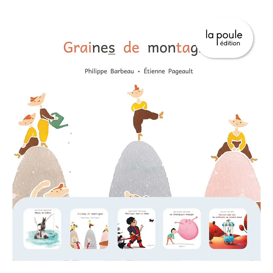 Albums syllabés - 5 histoires de La poule qui pond