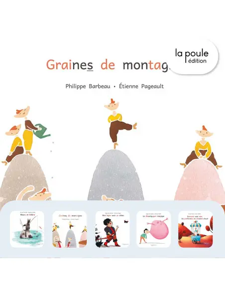 Albums syllabés - 5 histoires de La poule qui pond