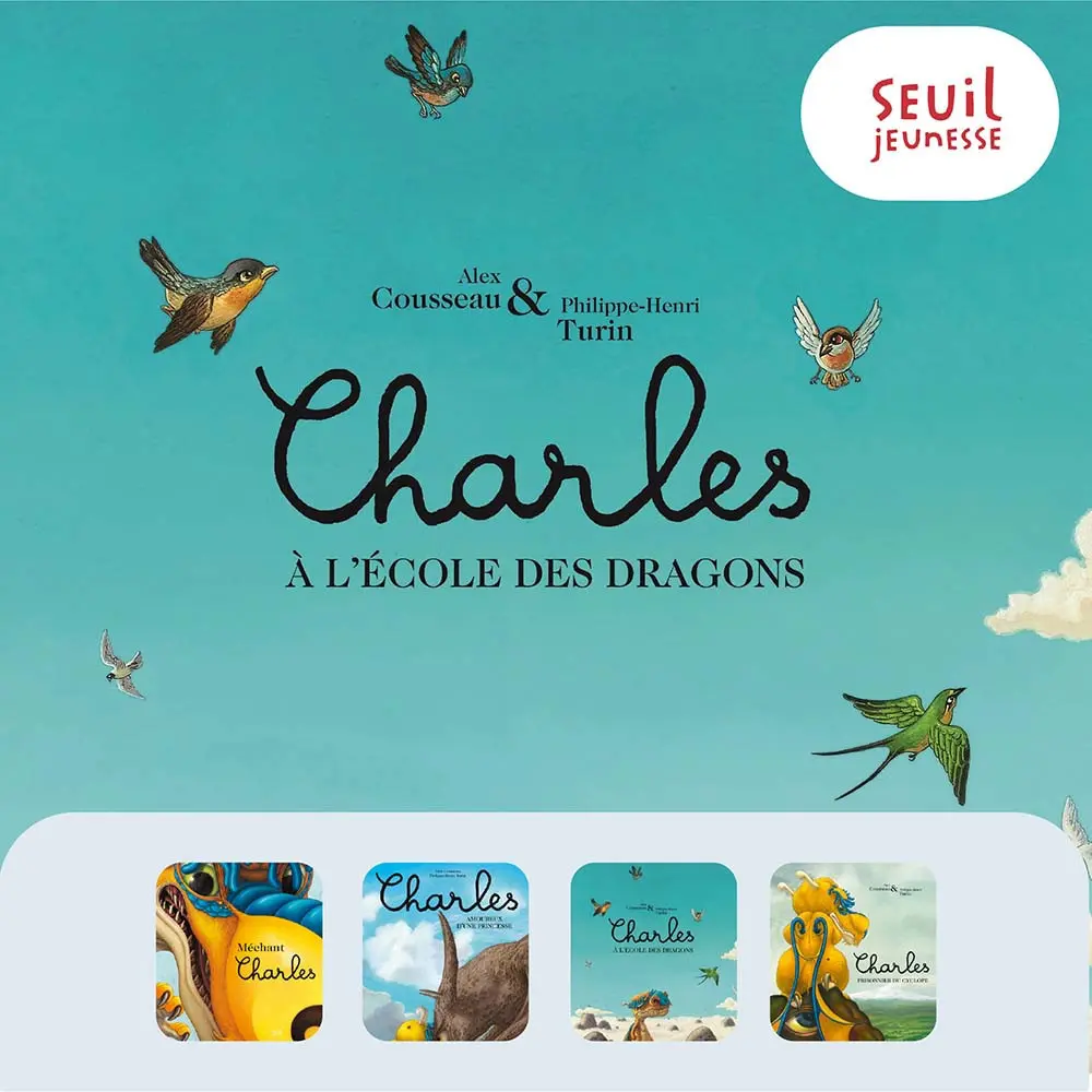 Charles le dragon - 4 histoires de Le seuil jeunesse
