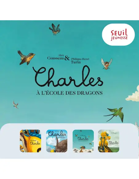 Charles le dragon - 4 histoires de Le seuil jeunesse