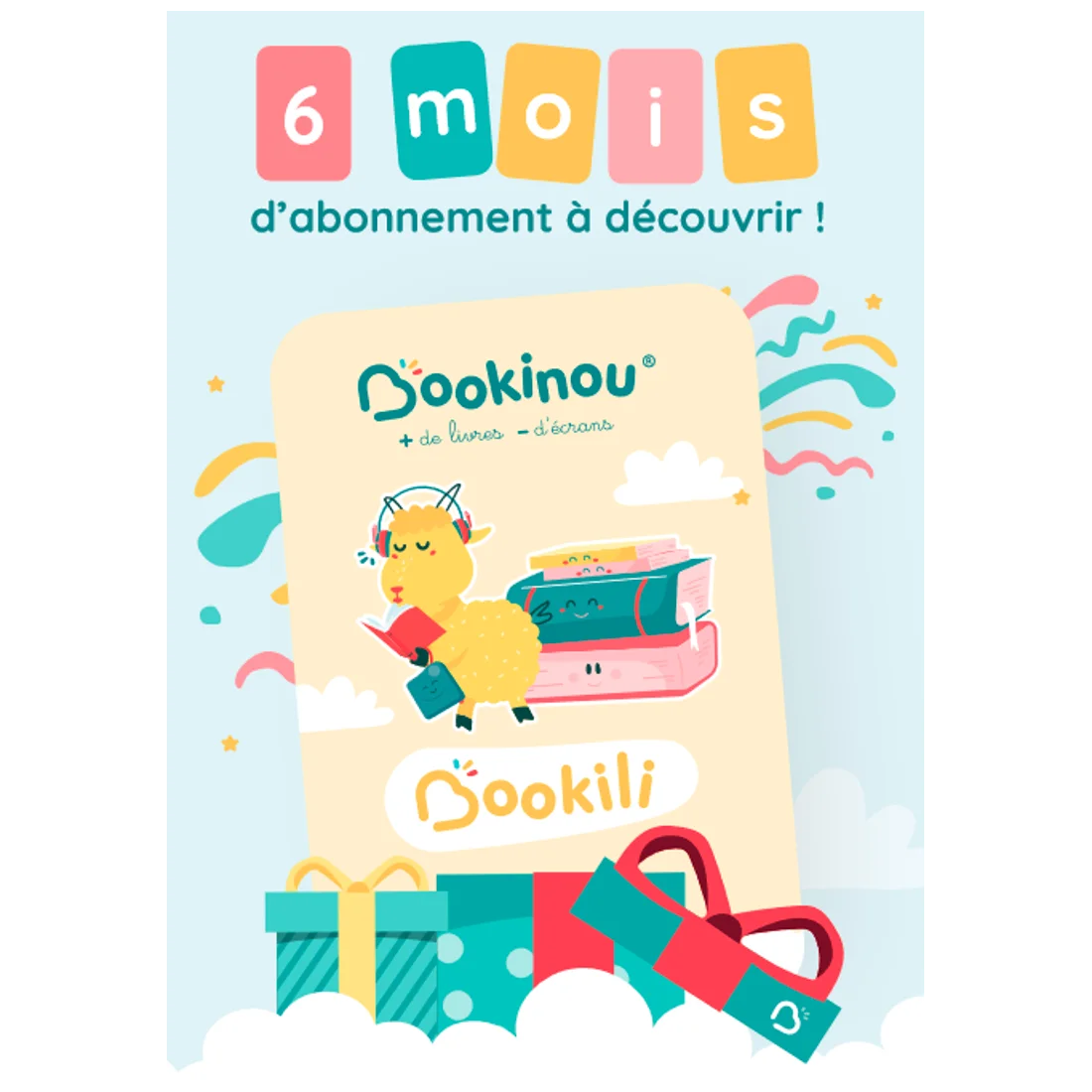 L'abonnement cadeau des maternelles - Bookili 6 mois