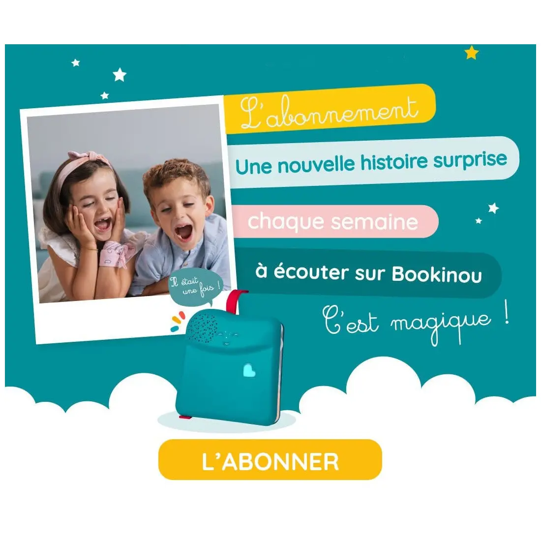 Bookili, l'abonnement des 4-6 ans - 12 mois