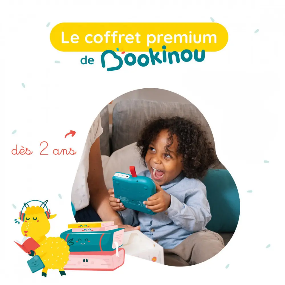 BOOKINOU Jeu éducatif conteuse liseuse enfant pas cher 