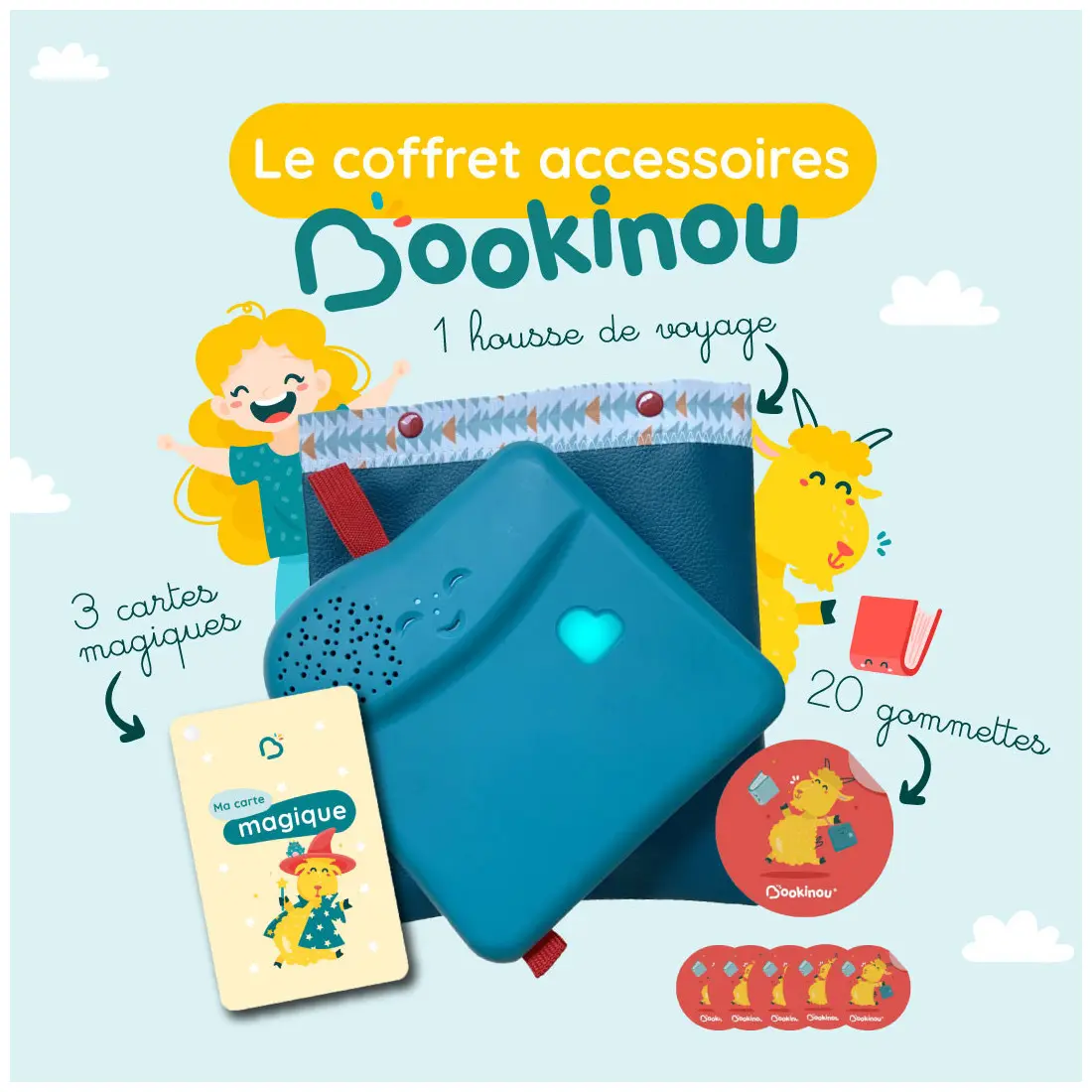 Bookinou, la 1ère liseuse conteuse audio pour enfant (présentation) 