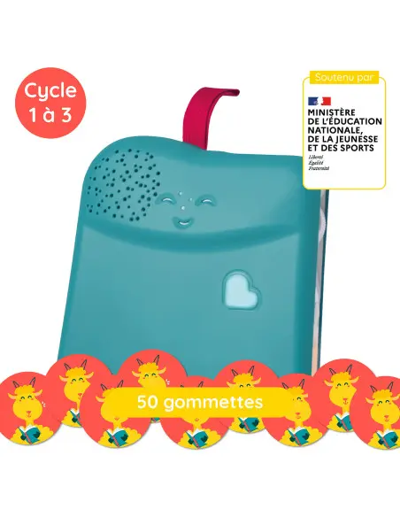 Pack Ecoles : conteuse Bookinou 50 gommettes