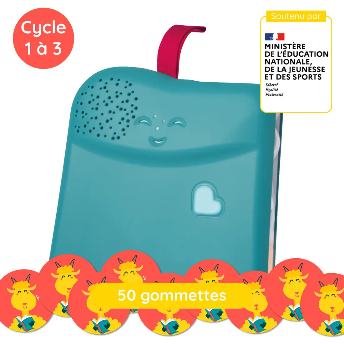 Coffret Bookinou 50 gommettes | Spécial enseignants !