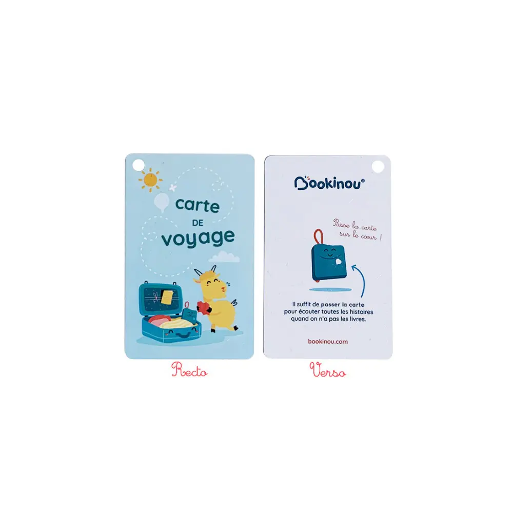 Carte de voyage Bookinou