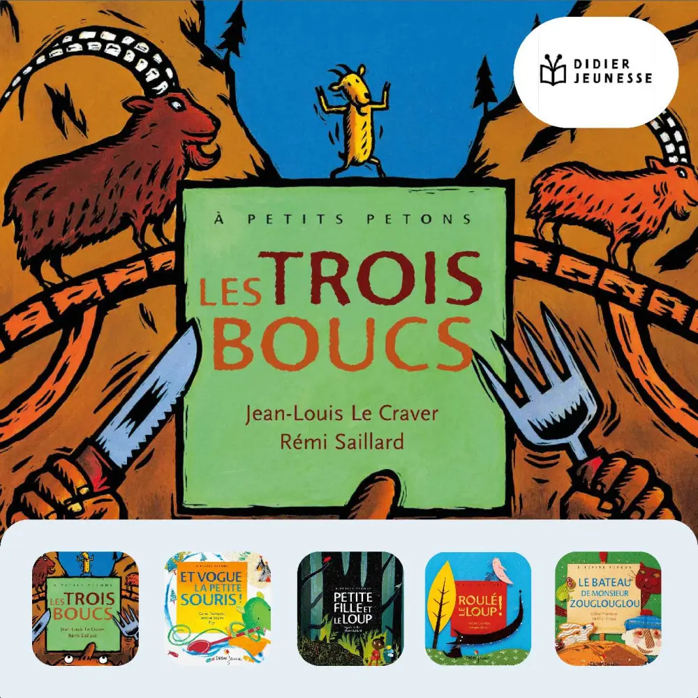 Contes 3-4 ans - 5 histoires de Didier Jeunesse