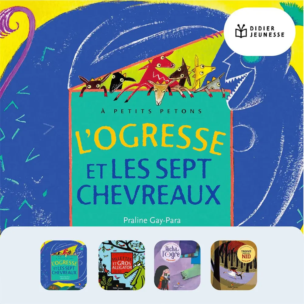 Contes pour faire frémir - 4 histoires de Didier Jeunesse