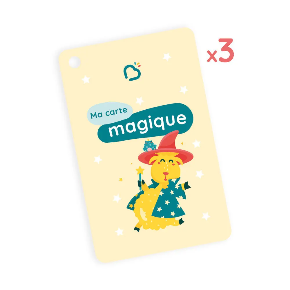 Lot de 3 Cartes magiques