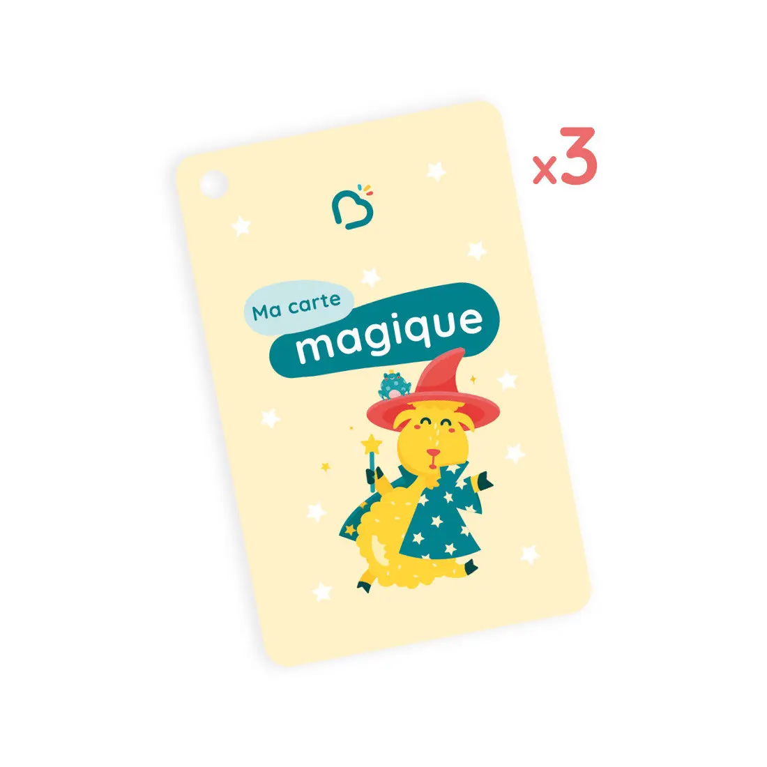 Lot de 3 Cartes magiques