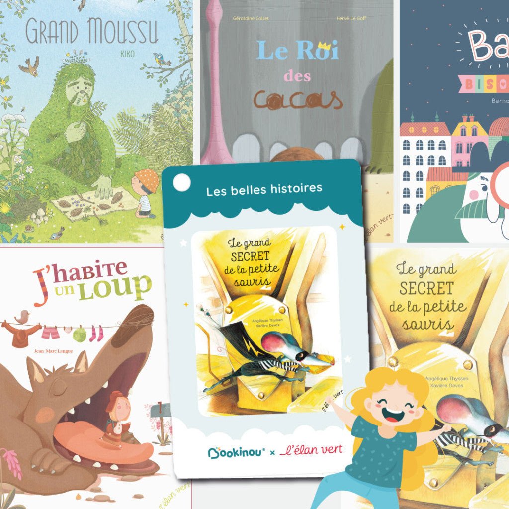 Idée livres 3-6 ans - Suivez les péripéties de 5 personnages hauts en couleur ! - Bookinou (Pimely)