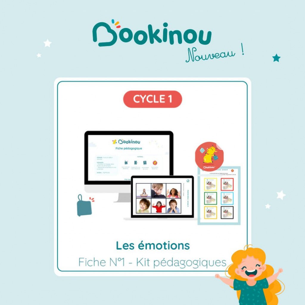 KIT PÉDAGOGIQUE SPÉCIAL ÉMOTIONS - Bookinou (Pimely)