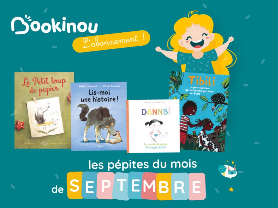 La sélection Bookili de septembre éveille les petits lecteurs à la rentrée ! - Bookinou (Pimely)