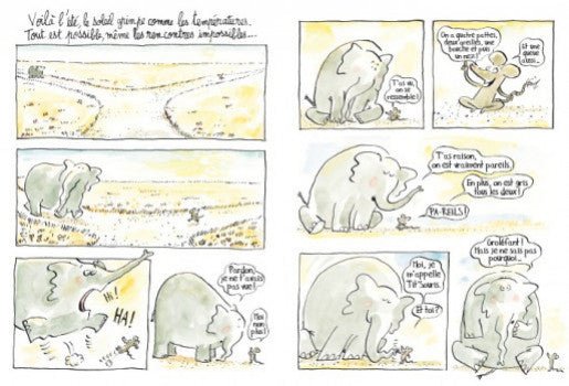 Le livre d'août : Groléfant & Tit’Souris de Pierre Delye et Ronan Badel - Bookinou (Pimely)