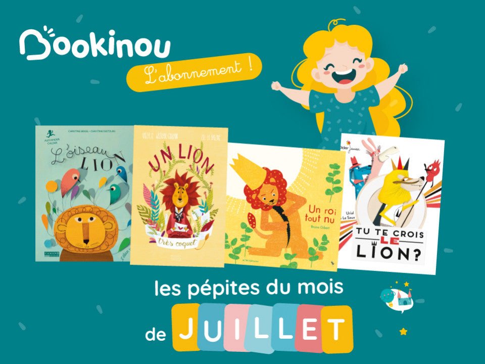Le roi des animaux à l'honneur avec la sélection Bookili de Juillet - Bookinou (Pimely)