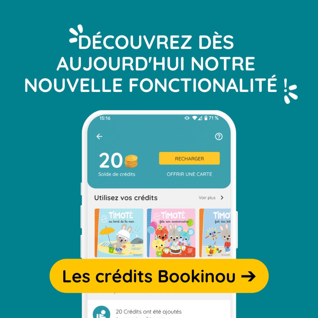 Les Crédits Bookinou : Une nouvelle façon d’acheter vos histoires - Bookinou (Pimely)