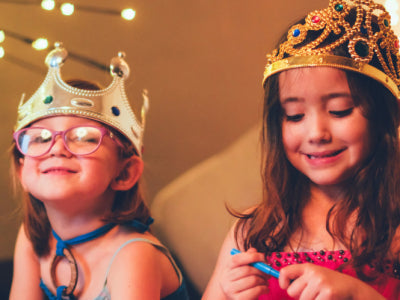 enfants et livres de princesse