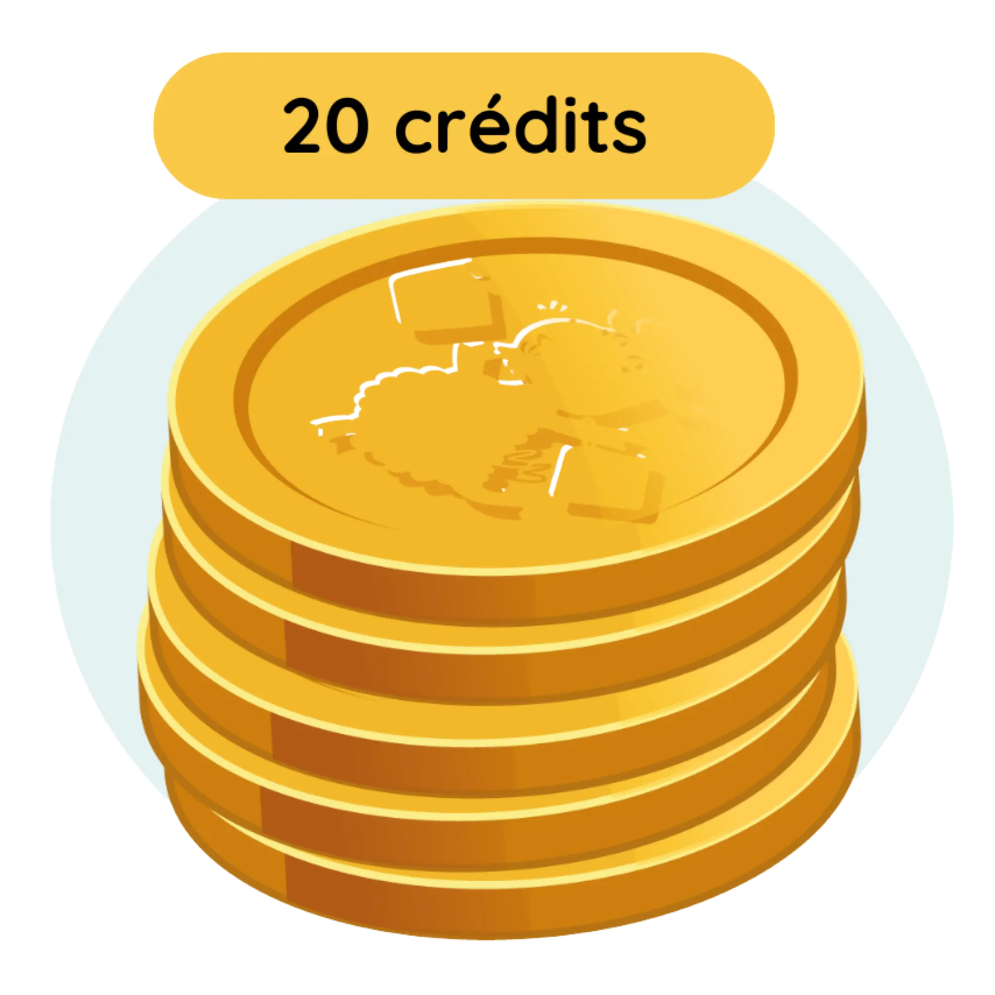 20 Crédits virtuelles Bookinou 