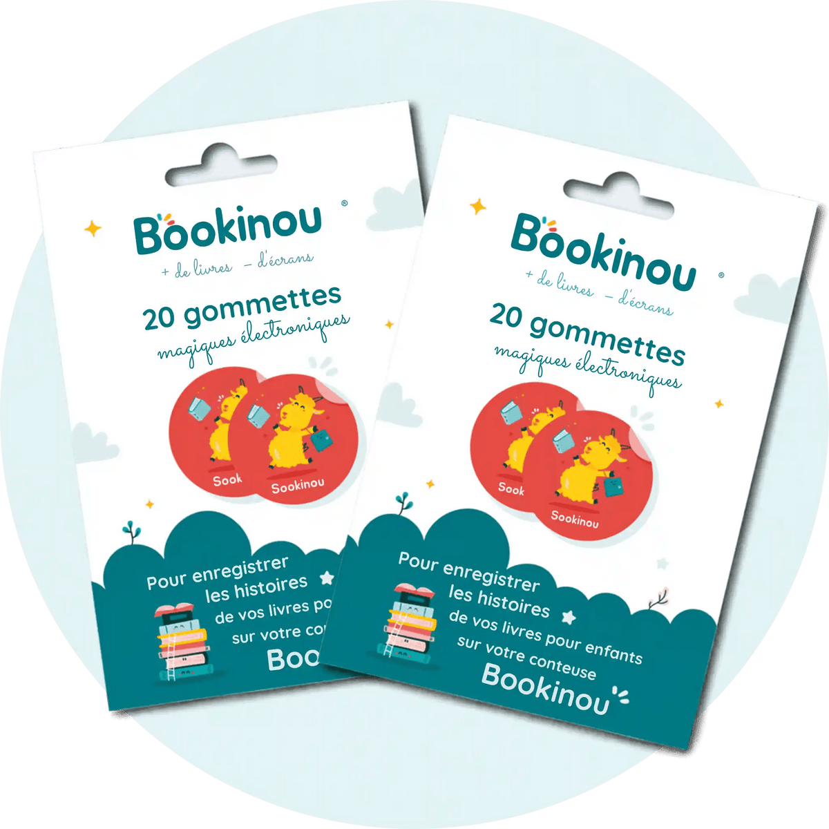 40 gommettes magiques - Bookinou