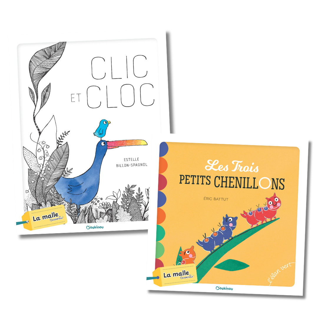 Clic et Cloc et Les trois petits chenillons (lot)