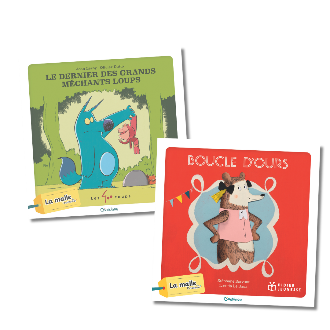Le dernier des grands méchants loups et Boucle d’ours (lot)