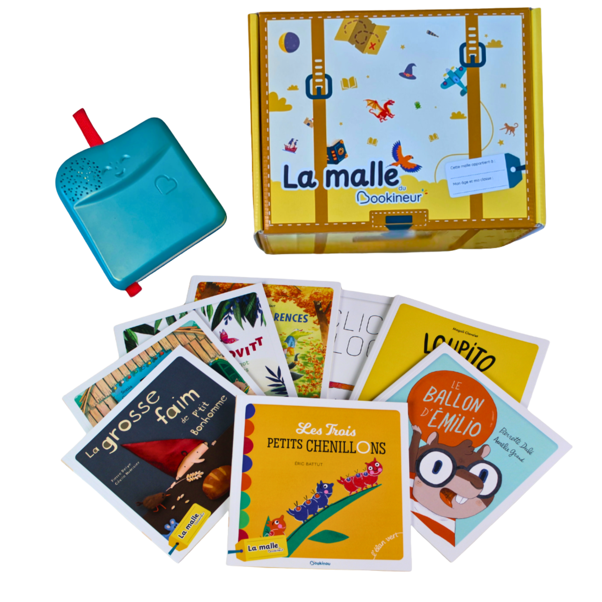 Pack lecteur Bookinou + Malle du Bookineur 3 - 4 ans