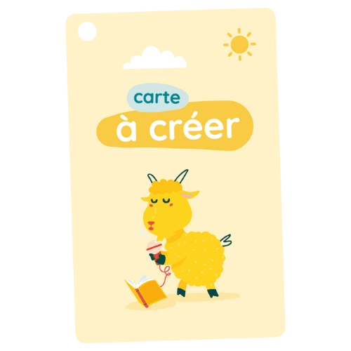 Cartes à créer (x3) - Bookinou (Pimely)