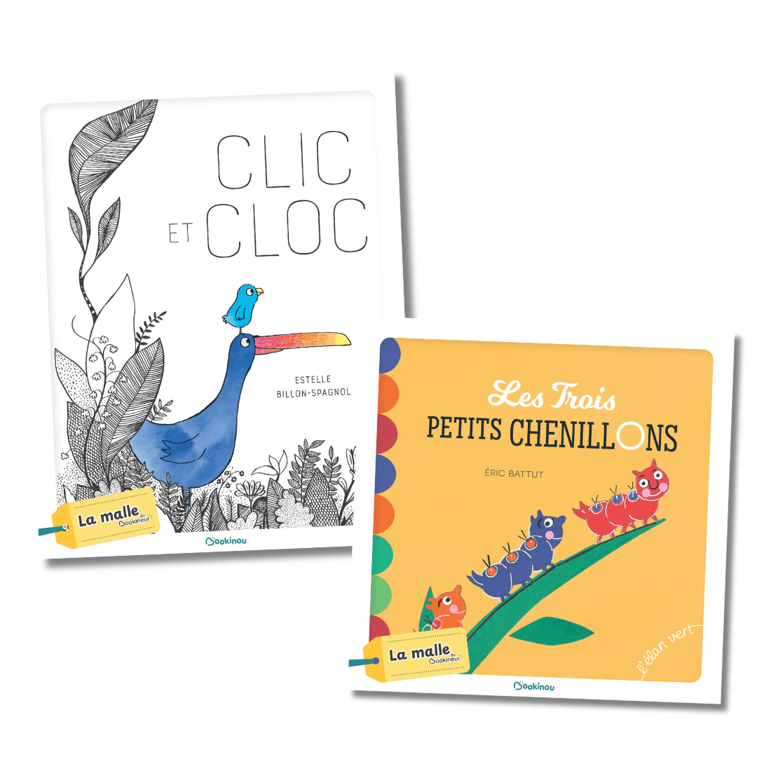 Clic et Cloc et Les trois petits chenillons (lot) - Bookinou (Pimely)