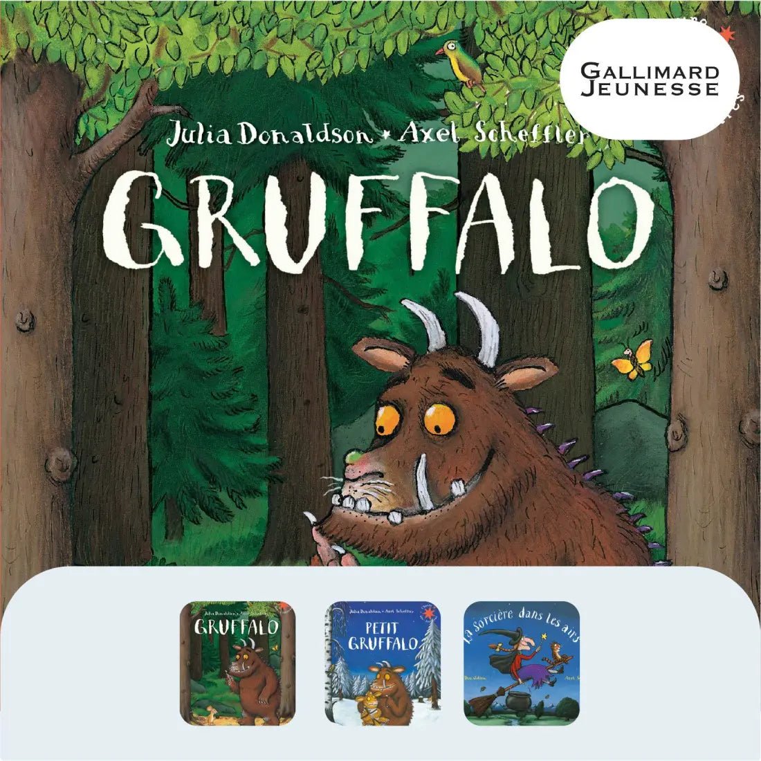 Gruffalo - 3 histoires de Gallimard Jeunesse - Bookinou (Pimely)