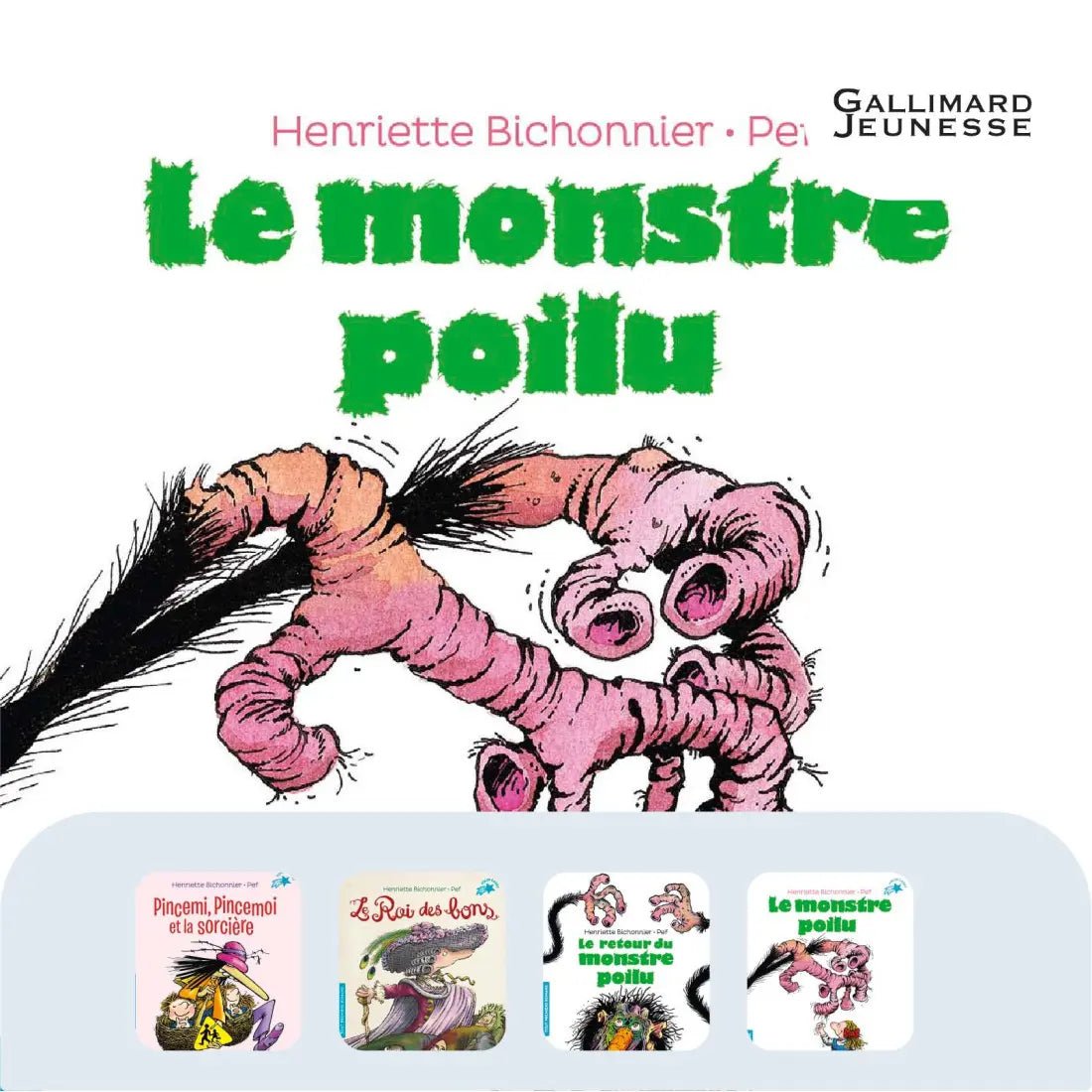Le monstre poilu - 4 histoires de Gallimard Jeunesse - Bookinou (Pimely)