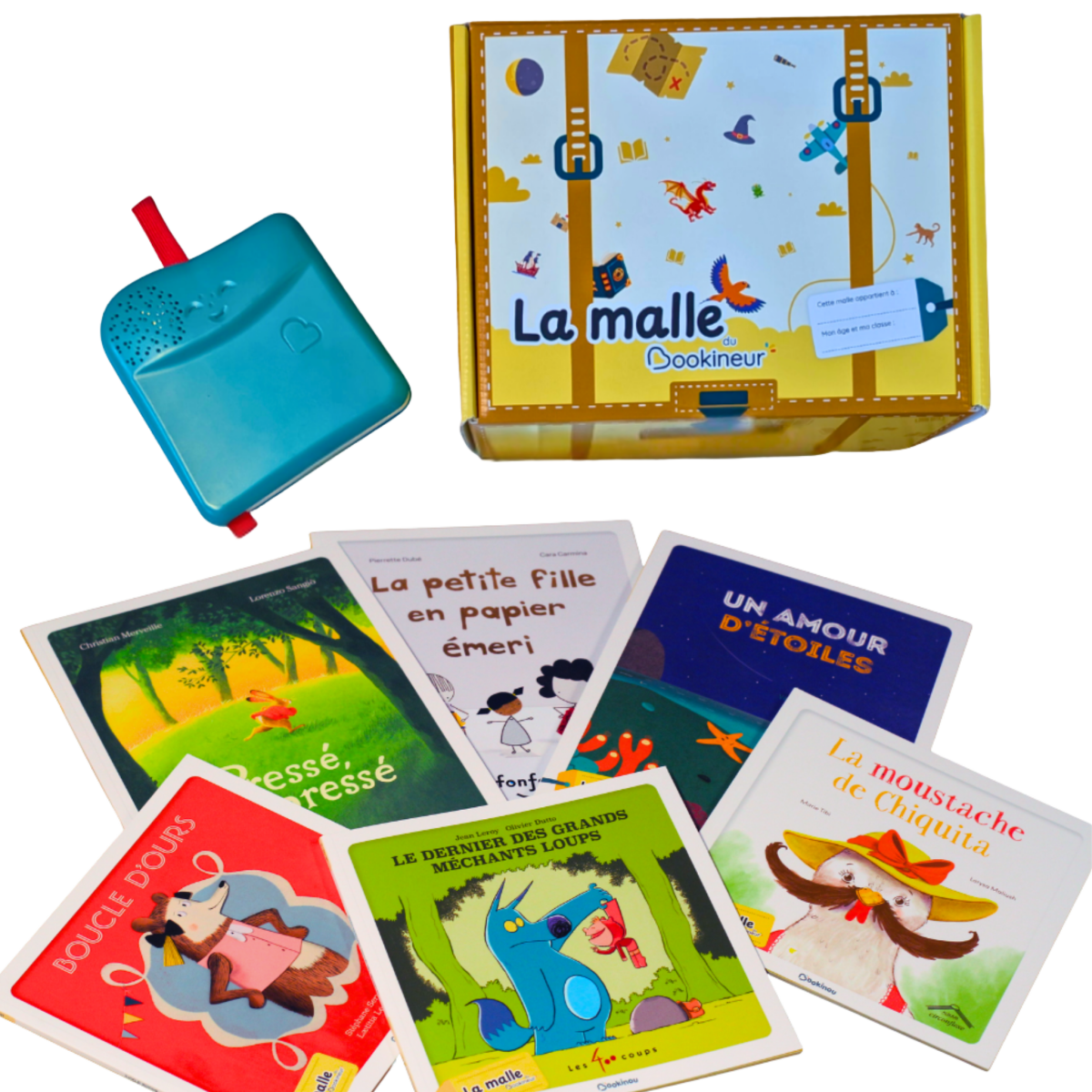 Pack lecteur Bookinou + Malle du Bookineur 4 - 5 ans - Bookinou (Pimely)