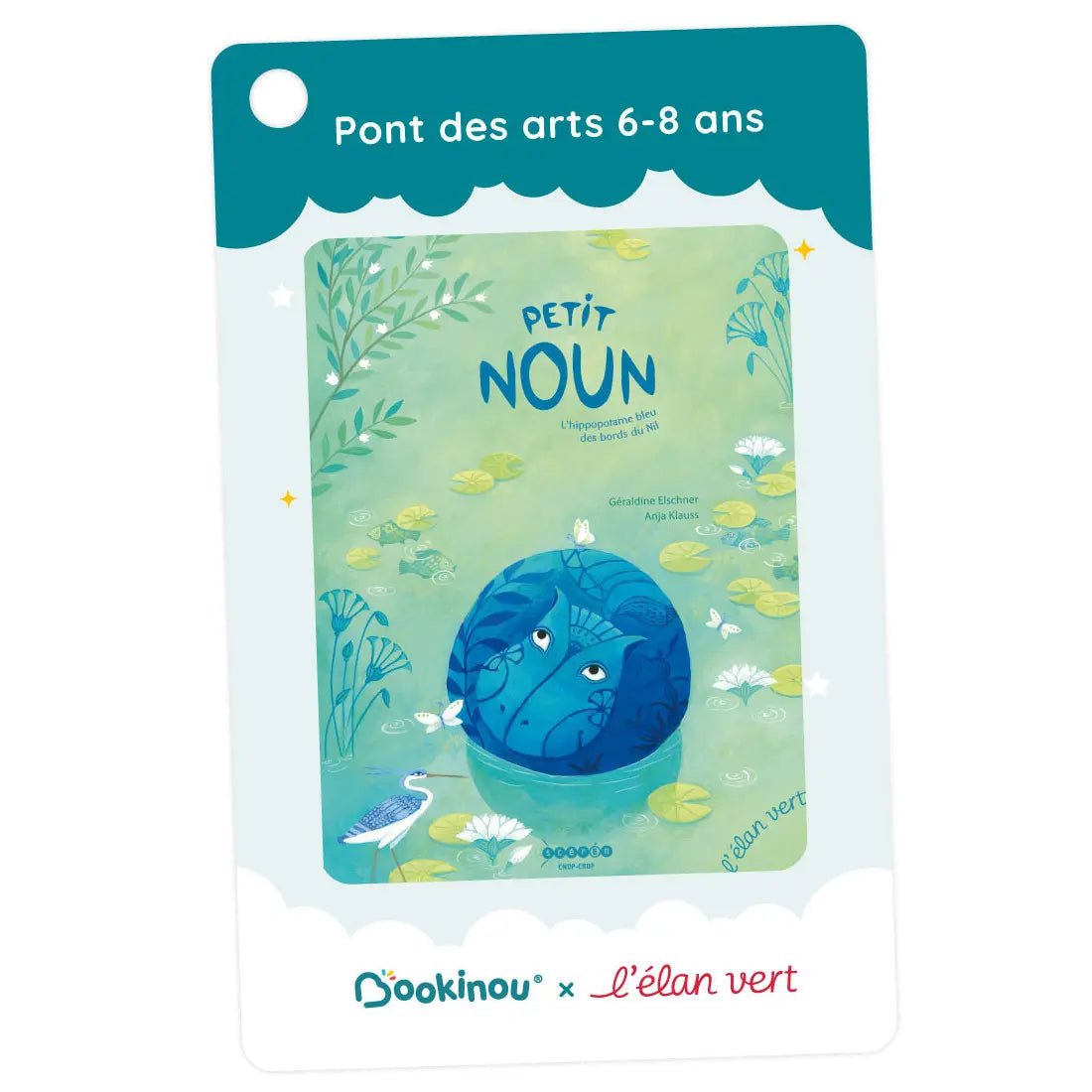 Pont des arts 6 - 8 ans - 4 histoires de L'Élan vert - Bookinou (Pimely)