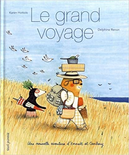 Le grand voyage d'Emmett et Cambouy, livre pour enfant sur les vacances d'été