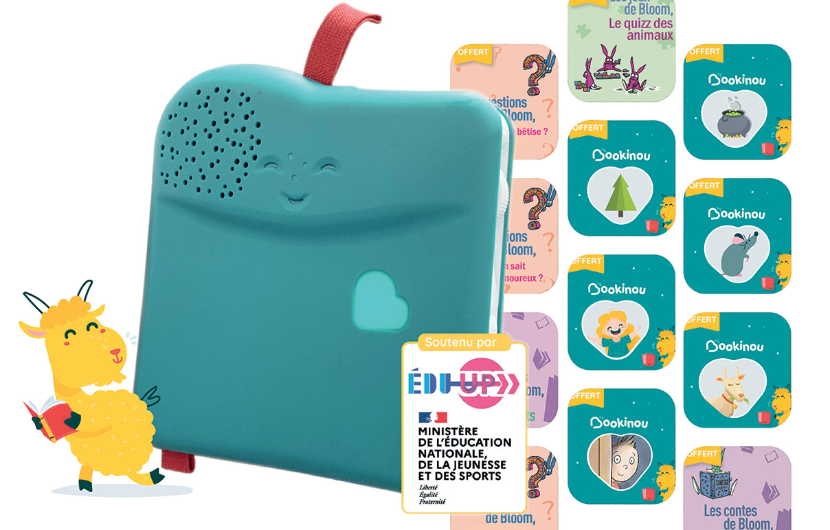 Bookinou - conteuse liseuse audio pour enfant BOOKINOU BOOK.BKN-002 :  Suisse Shopping site de vente en ligne de produits d'excellents rapports  qualités prix