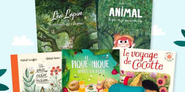 5 livres pour enfants sur le printemps, la forêt, l'évasion